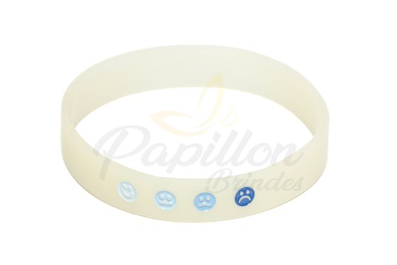 Pulseira de silicone UV que detecta raios solares